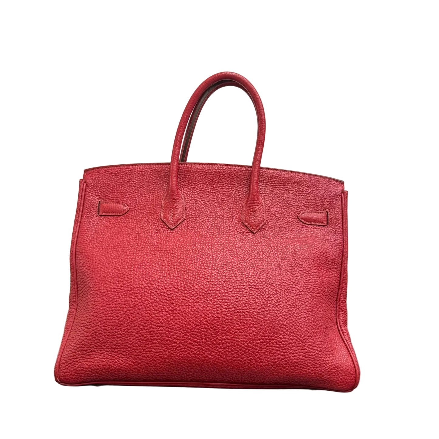 Bolsa Hermes Birkin Vermelha Palladium 35