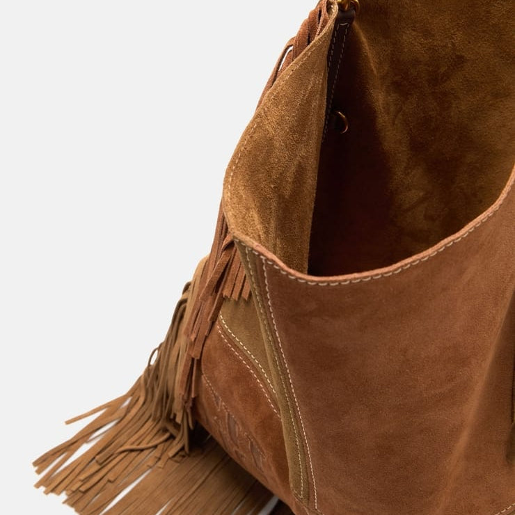 Bolsa Carolina Herrera Poncho Marrom