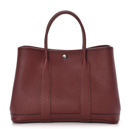 ⁠Bolsa Hermès Garden Party 30 Rouge