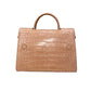 Bolsa Christian Dior Diorever Croco Rosa