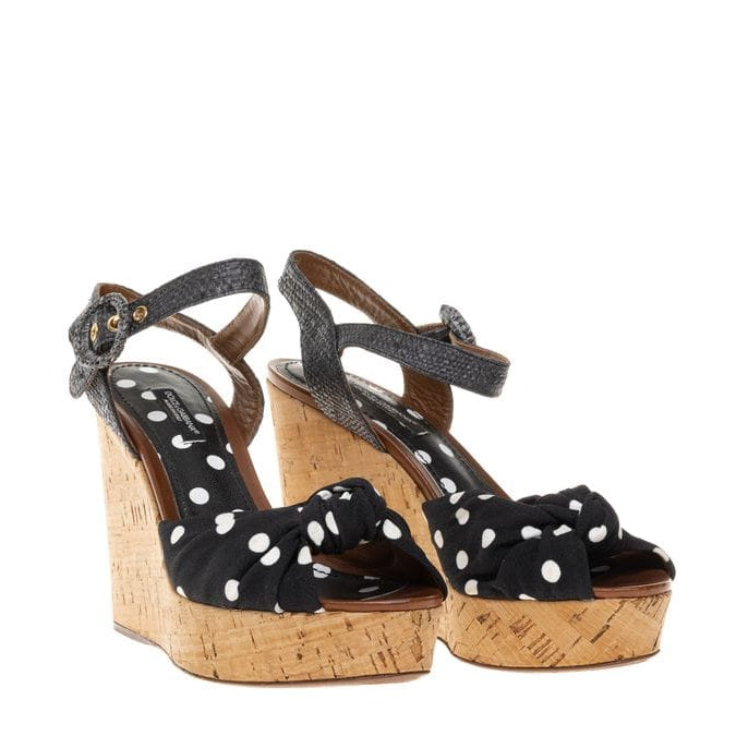 Sandália Dolce&Gabbana Poá Tam 36 Br