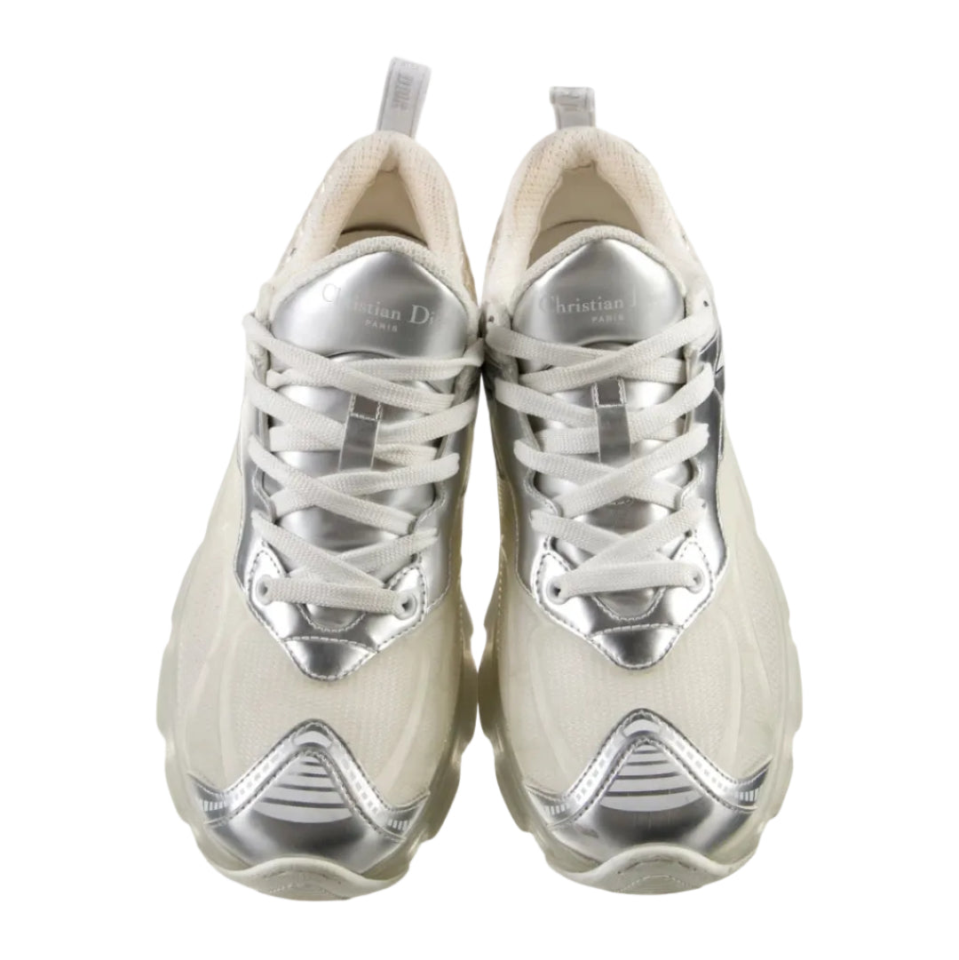 Tenis Dior Branco e Prata Tam 37 Br