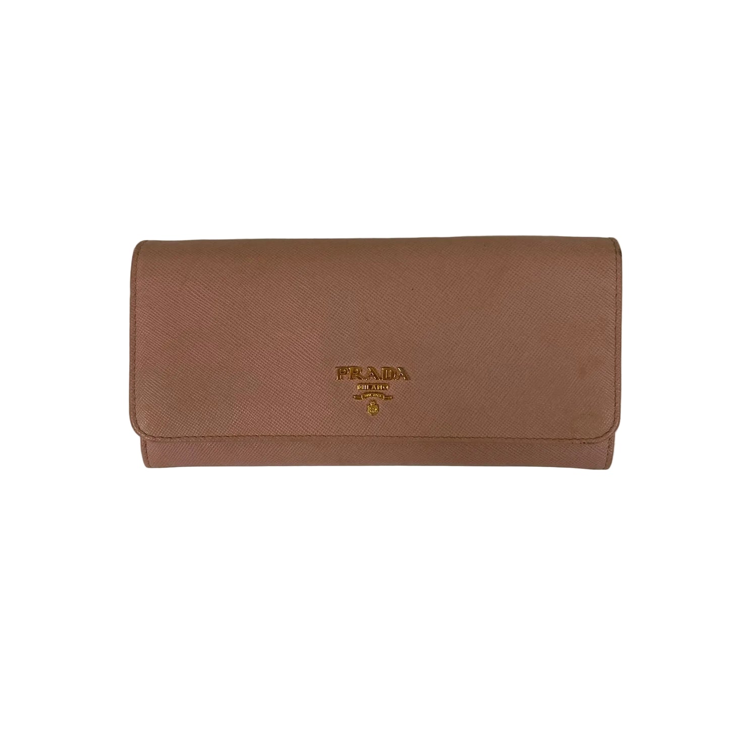 Carteira Prada Saffiano Rosa Claro
