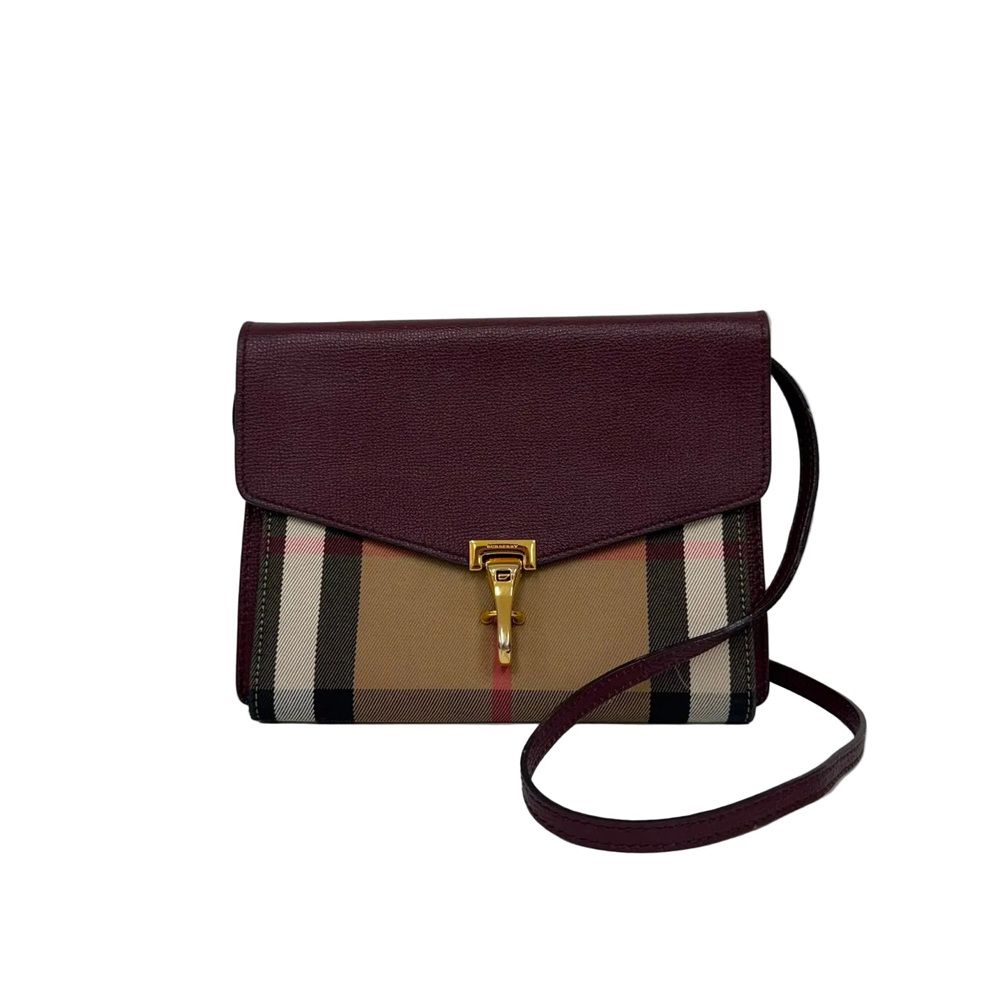 Bolsa  Burberry Small House Check Macken Bag