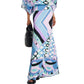 Saia Pucci Estampada Azul Tam 36 BR