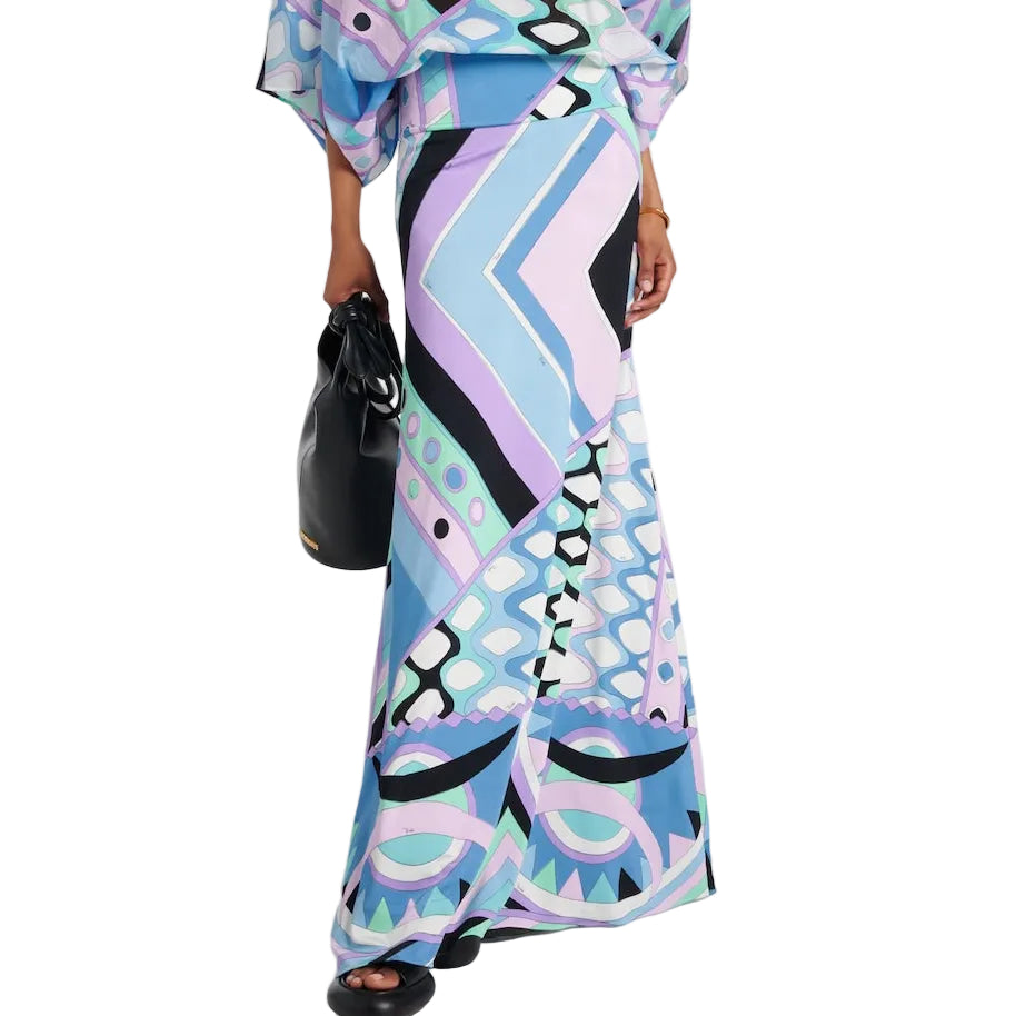 Saia Pucci Estampada Azul Tam 36 BR