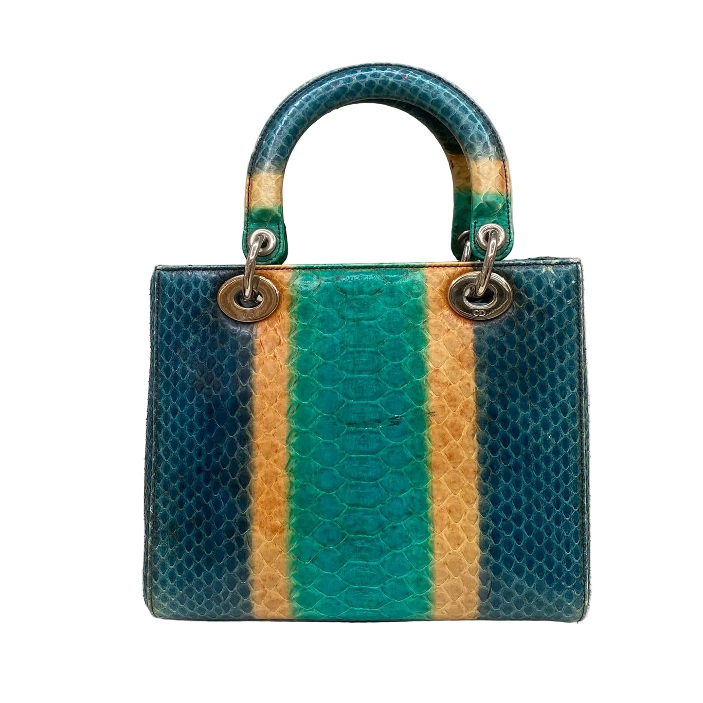 Bolsa Lady Dior Python Verde