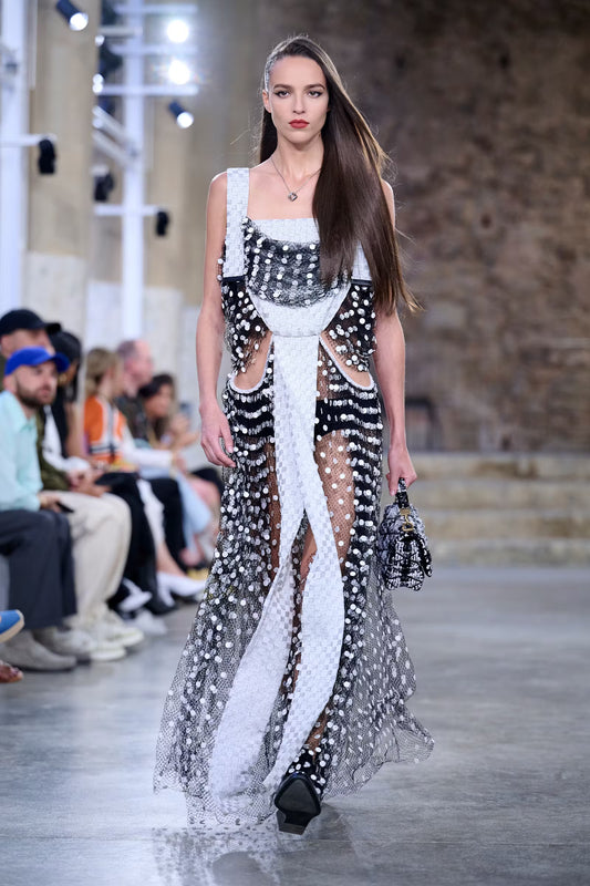 Vestido Louis Vuitton Exclusivo de Passarela