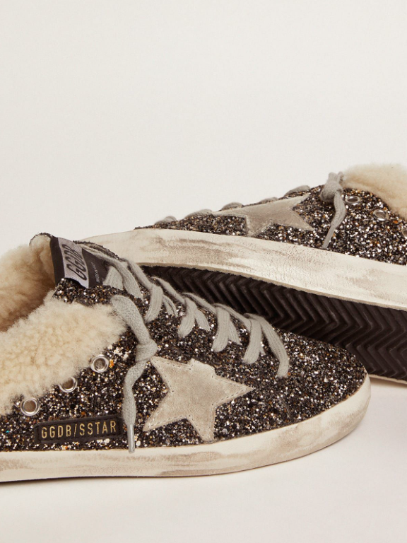 Tênis Golden Goose Superstar Sabot Preto Tam. 36 BR