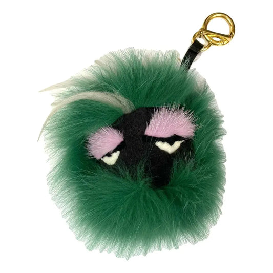 Chaveiro Fendi Minty Fur Monster Verde