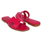 Rasteira Hermes Oran Pink Tam. 36 Br