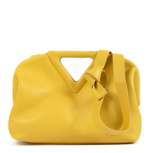 Bolsa Bottega Veneta Small Point Amarela