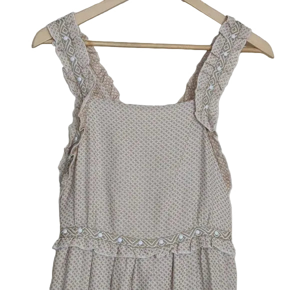 Vestido Dodo Baror Bege Tam. 34 Br.
