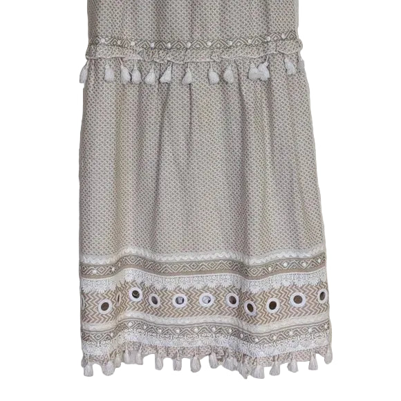 Vestido Dodo Baror Bege Tam. 34 Br.