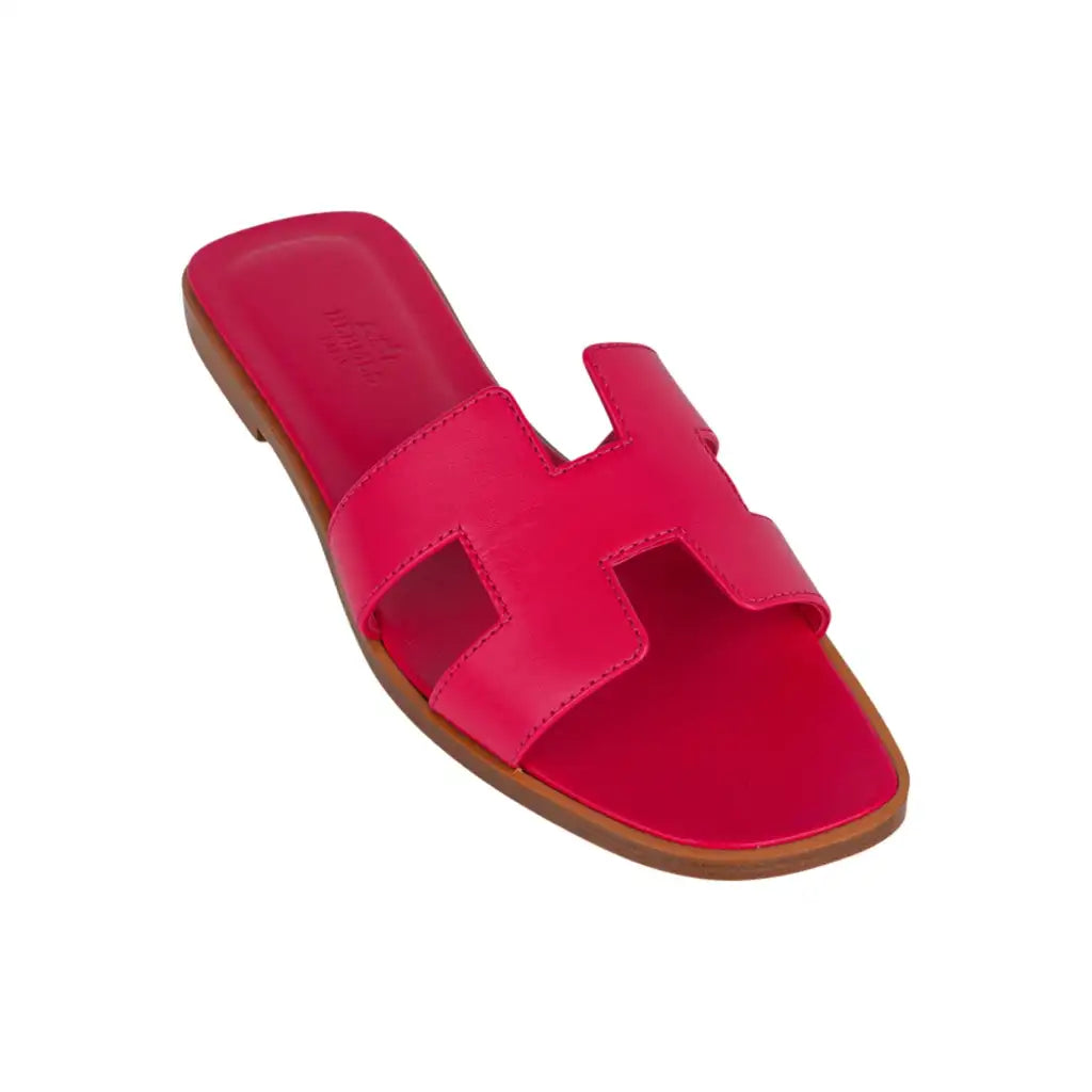 Rasteira Hermes Oran Pink Tam. 36 Br