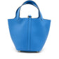 Bolsa Hermès Picotin Lock 18 Togo Azul