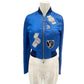 Jaqueta Louis Vuitton Azul Desenhos Tam 34 Br