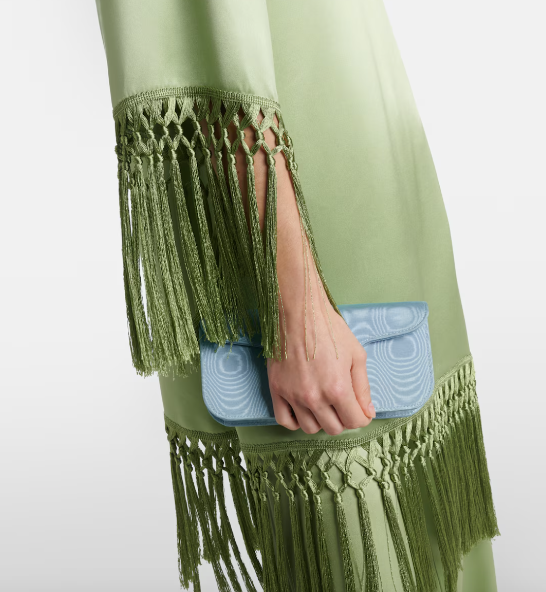 Vestido Valentino Cady Couture Midi Verde Tam. 42 BR