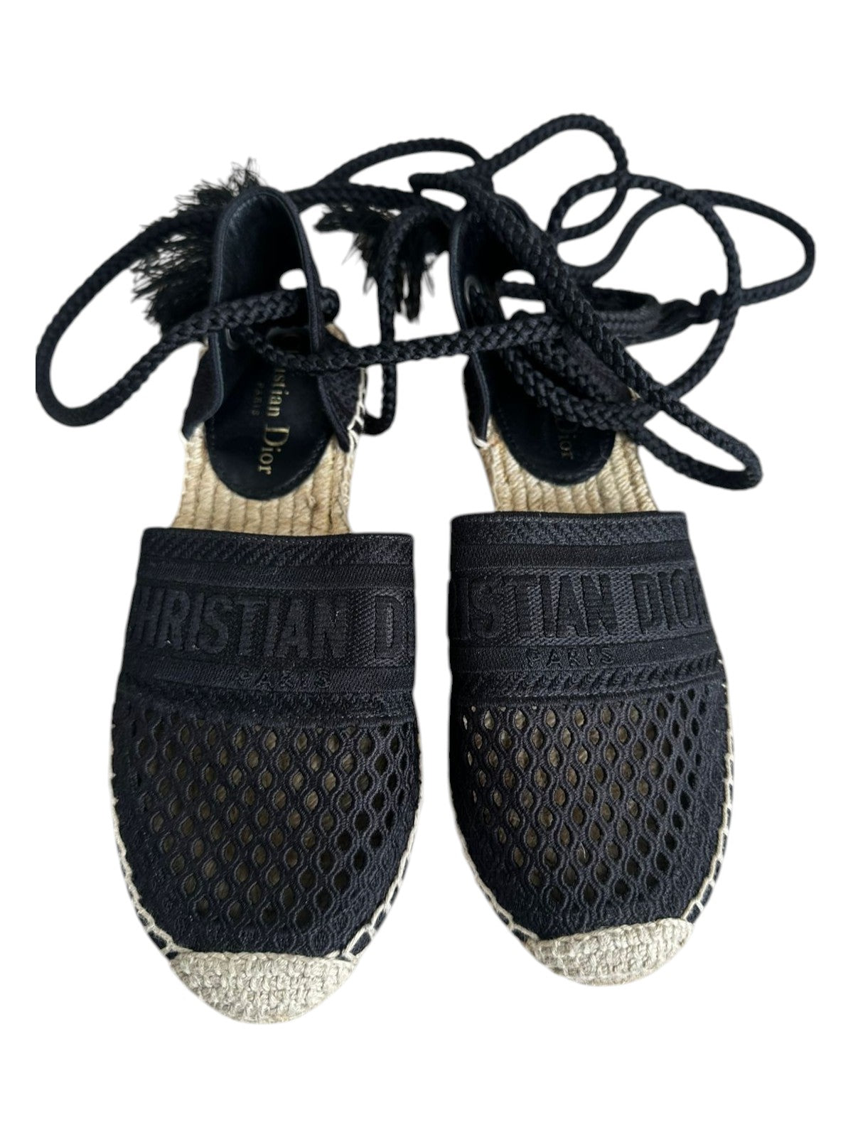 Espadrille Christian Dior Preto Tam. 34