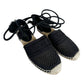 Espadrille Christian Dior Preto Tam. 34