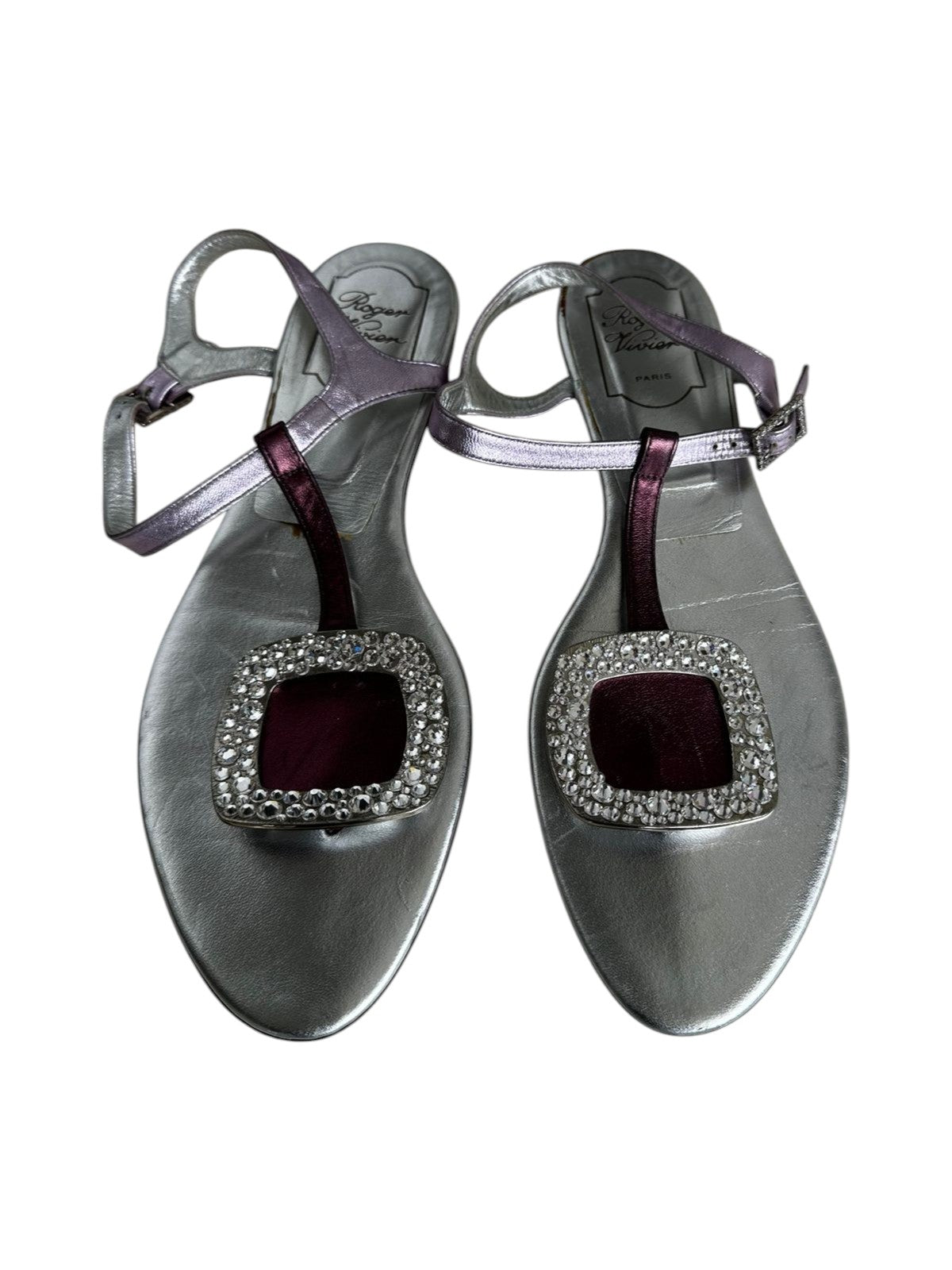 Rasteira Roger Vivier Lilás Tam. 36,5 Br