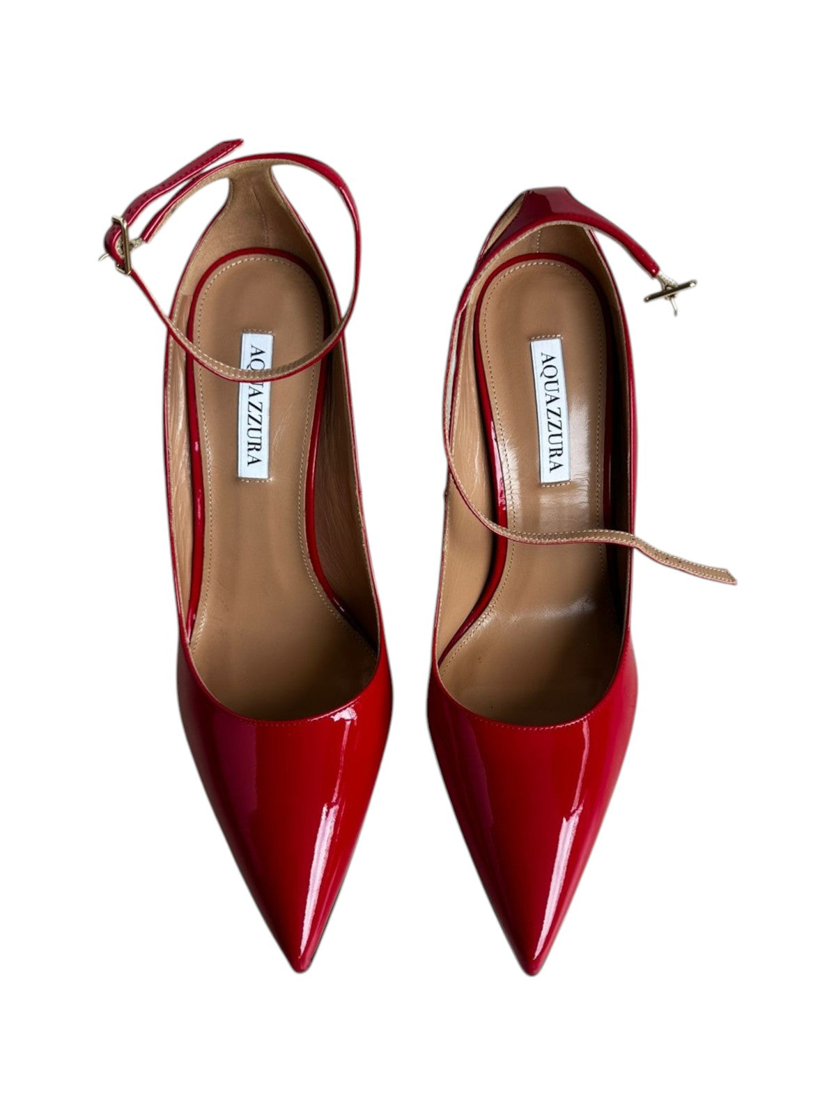 Scarpin Aquazzura Vermelho Tam. 38,5 Br
