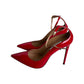 Scarpin Aquazzura Vermelho Tam. 38,5 Br