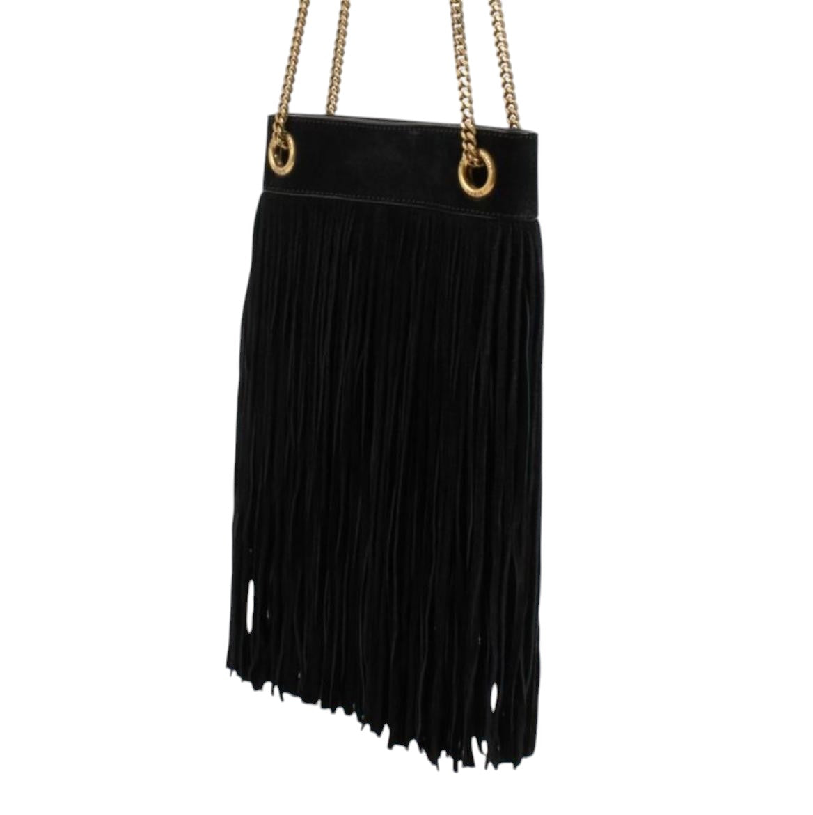 Bolsa Saint Laurent Franjas Preta