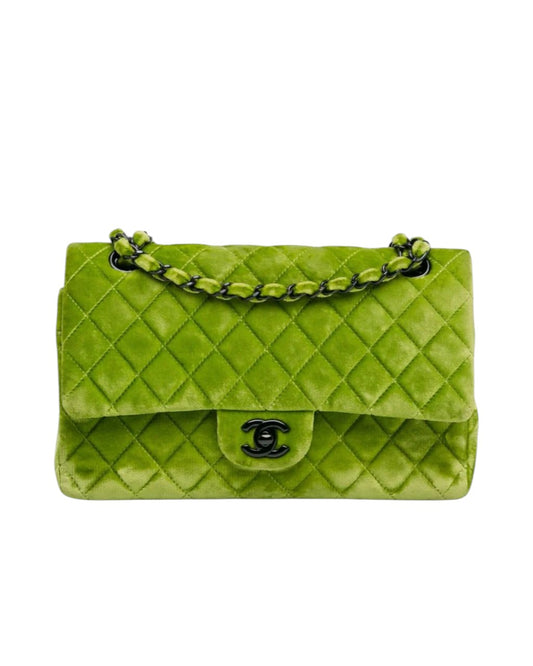 Bolsa Chanel Double Flap Verde
