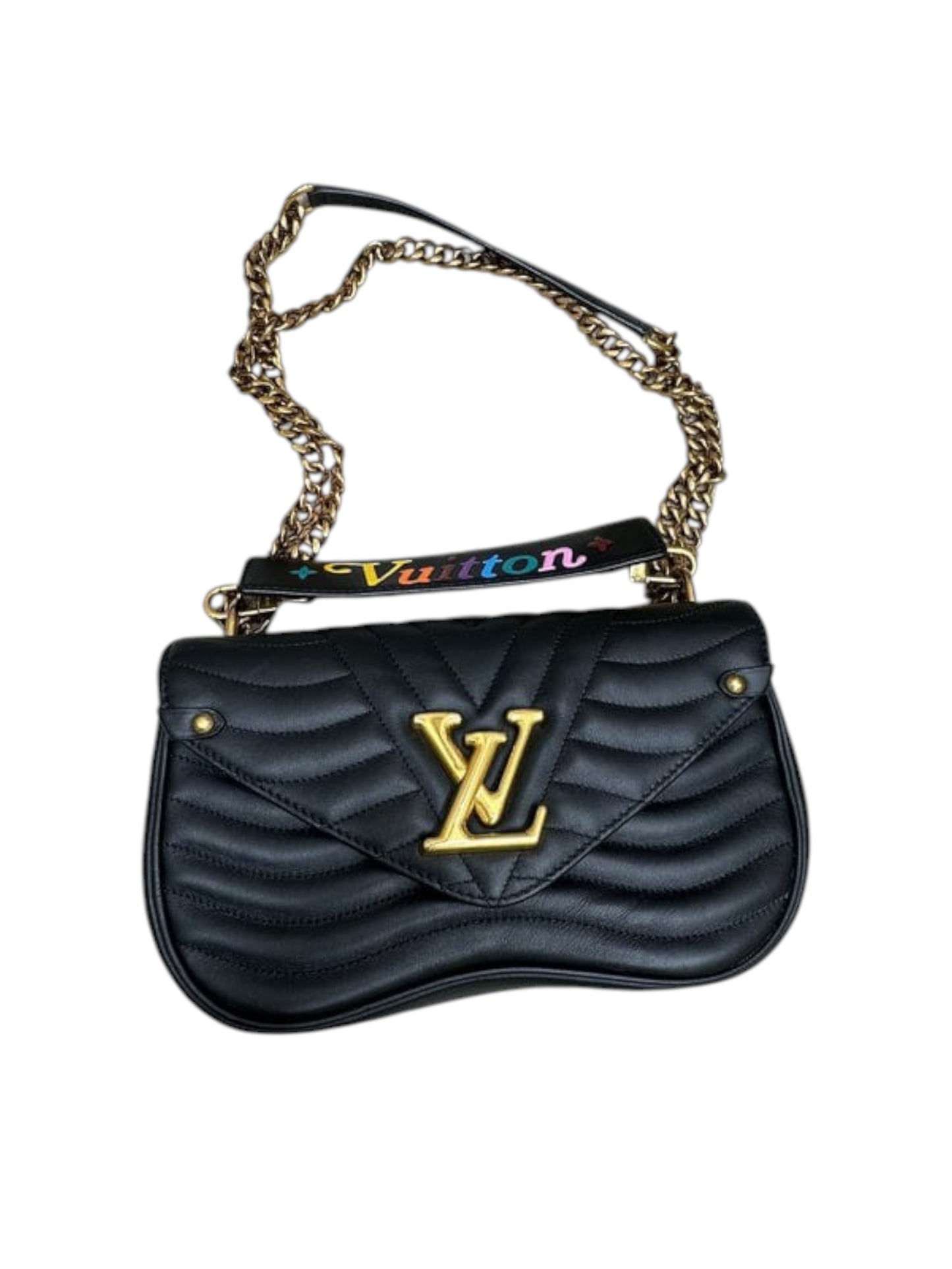 Bolsa Louis Vuitton New Wave MM Noir Preta