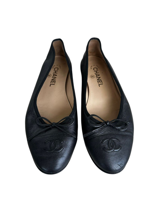Sapatilha Chanel Preta Tam 37 BR