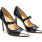 Sapato Manolo Blahnik Bico Prata Tam. 39,5