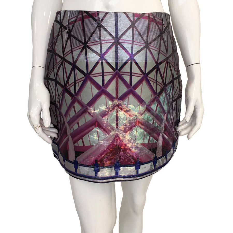 Saia Mary Katrantzou com brilho Tam. 42