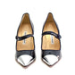 Sapato Manolo Blahnik Bico Prata Tam. 39,5