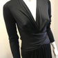 Vestido DVF wrap preto
