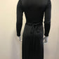 Vestido DVF wrap preto