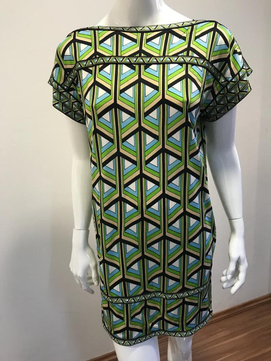 Vestido DVF geométrico
