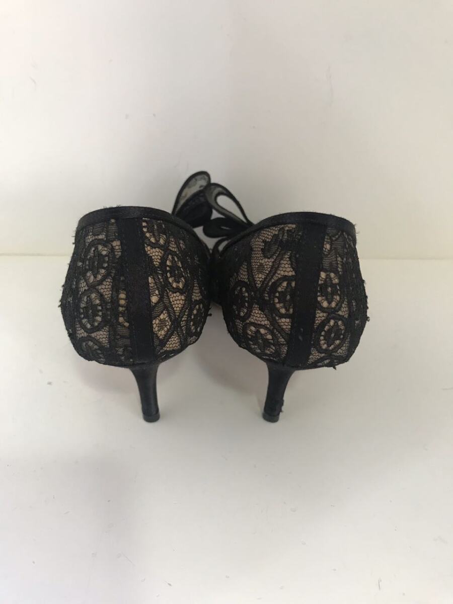 Sandalia valentino preta de renda, sola 40!