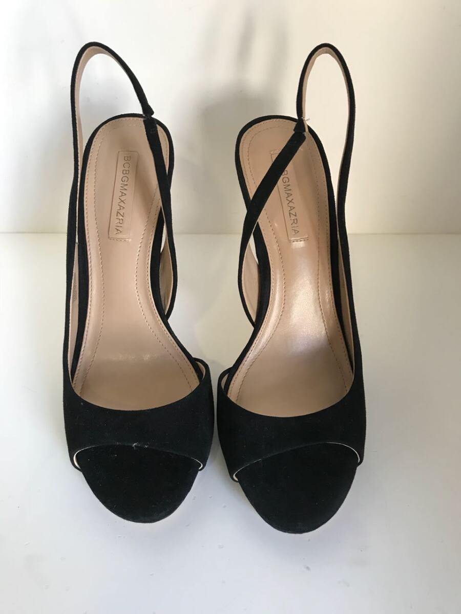 Sandália BCBGMAXAZRIA preta sola 38,5