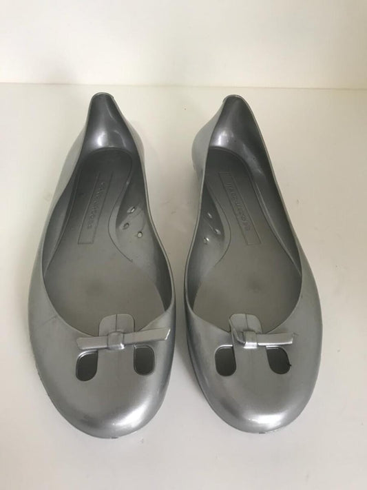 Sapatilha Marc Jacobs prata, sola 37
