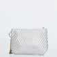 Clutch Jimmy Choo Intrecciato Prata