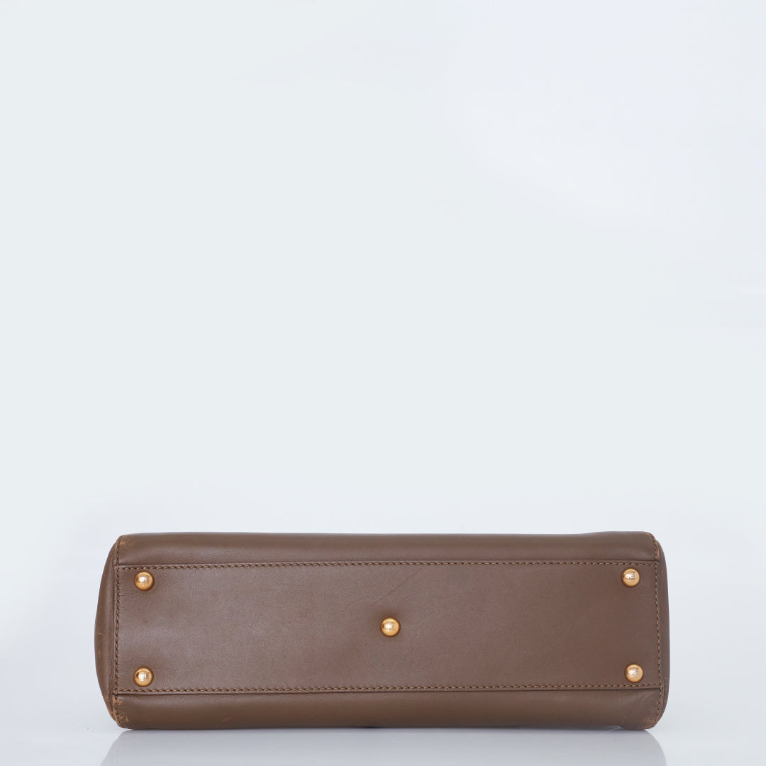 Bolsa Fendi Peekaboo Média Bege