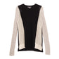 Blusa Vince Cinza c/ Detalhe Preto e Off-White Tam.S