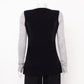 Blusa Vince Cinza c/ Detalhe Preto e Off-White Tam.S