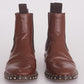 Bota Valentino Marrom c/ Studs Tam.38,5 Br