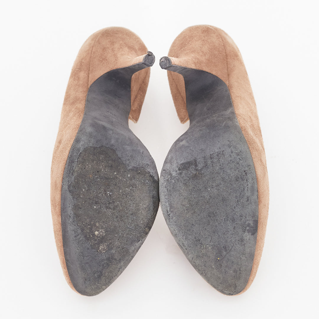 Sapato Lanvin Camurça Marrom Tam. 37,5 Br