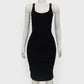 Vestido Versace Drapeados Preto Tam. 46