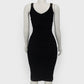 Vestido Versace Drapeados Preto Tam. 46