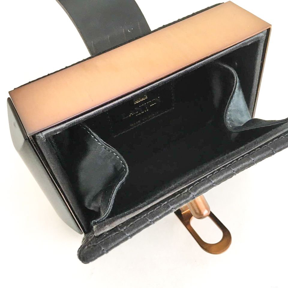 Clutch Lanvin Quadrada Preta