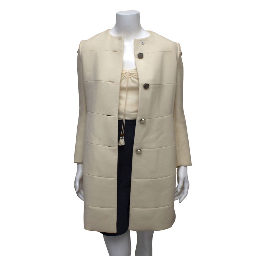 Casaco Prada Creme Tam 38